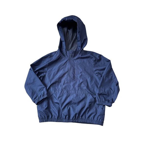 BABY GAP Boys Navy Blue Lightweight hooded Windbreaker jacket, size 4 - Picture 2 of 11
